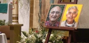Die beiden Jesuitenpriester Javier Campos Morales und Joaquín César Mora Salazar wurden am 20. Juni in ihrer Kirche in der Sierra tarahumara erschossen. Foto: Jesuitas Mexico/Desinformémonos