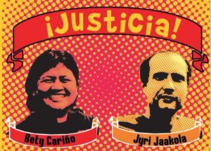 Weiter Straflosigkeit im Mordfall Alberta Bety Cariño Trujillo und Jyri Jaakkola. Quelle: @PBIUK