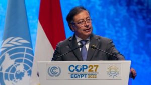 Gustavo Petro beim 27. Weltklimagipfel (COP) / Foto: Presidencia de Colombia/Servindi