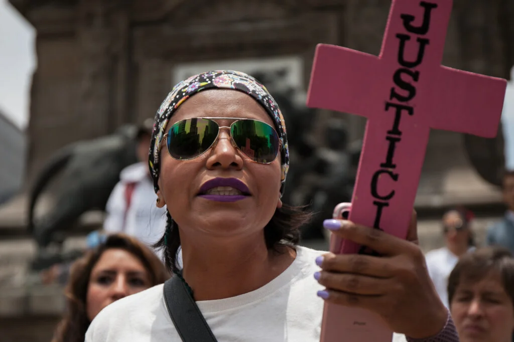 Proteste Verschwindenlassen Gewalt gegen Frauen