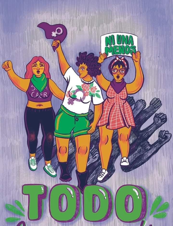 "Wir werden alles verändern" - Aufruf zum Frauenkampftag am 8. März. Grafik: Cimacnoticias