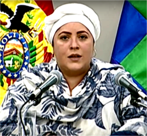 Ministerin María Nela Prada
Foto: Abya Yala Televisión
CC BY 3.0