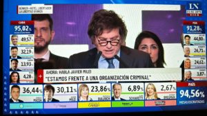 Wahl Argentinien Peronist Massa Libertärer Milei Gesellchaftsvertrag