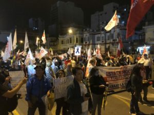 Demo gegen die Interimsregierung in Peru im September, Foto: ISP/Informationsstelle Peru