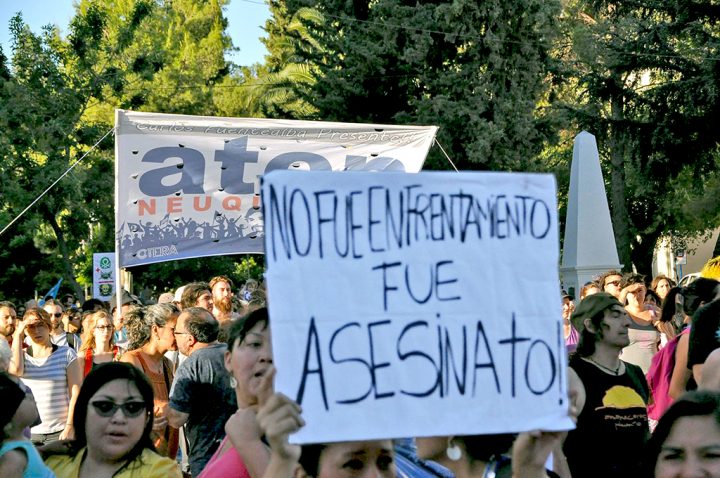 "Das war keine Schießerei, das war Mord". Proteste nach der Ermoedung von Rafael Nahuel
Foto: Negrao Ramirez via pressenza
CC BY 4.0 Deed