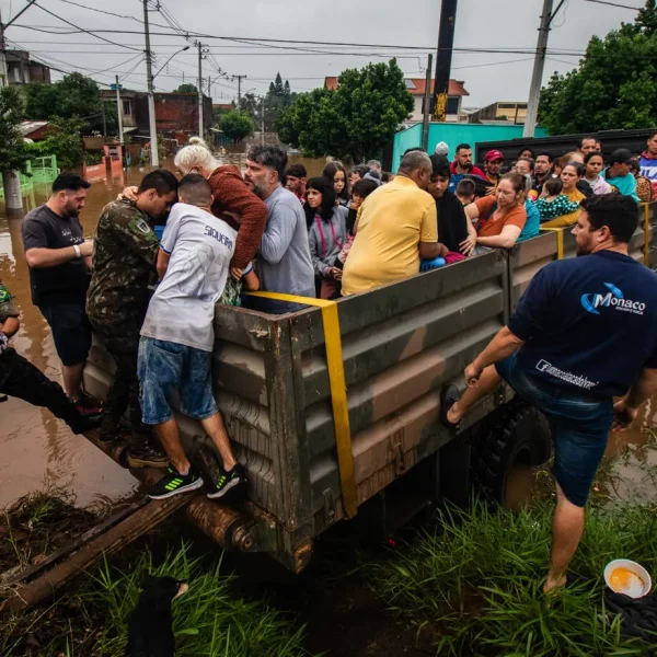 Überschwemmungen in Sao Leopoldo. Foto: 
Thales Renato/Agência Pública (CC BY-ND 4.0 Deed)