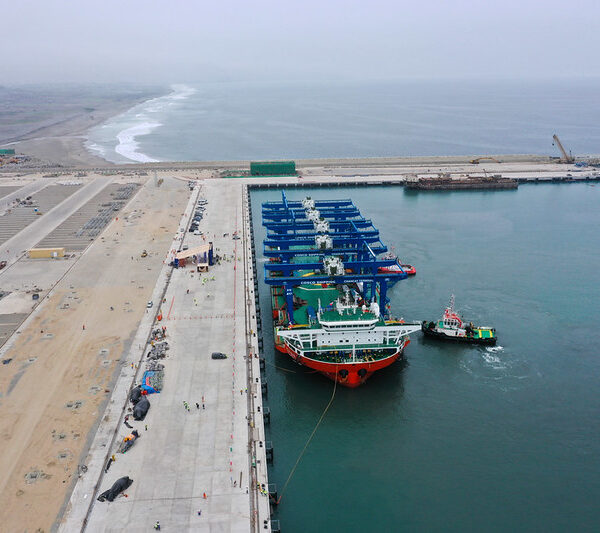Der peruanische Megahafen Chancy 2024. Foto: Presidencia del Consejo de Ministros del Perú/Flickr (CC BY-NC-SA 2.0)