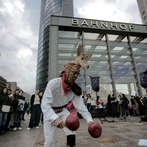 Demo in Berlin, Foto: Gibran Mena-Aguilar