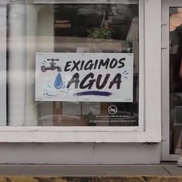Screenshot von der Reportage von Juan Carlos Dávila. Quelle: Democracy Now